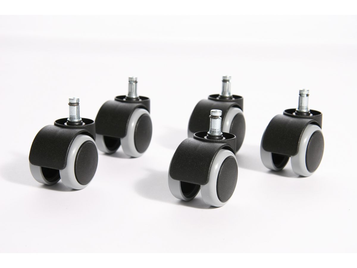 TOPSTAR Hartbodenrollen 50mm 6991-2 5 Stück (4014296474878)