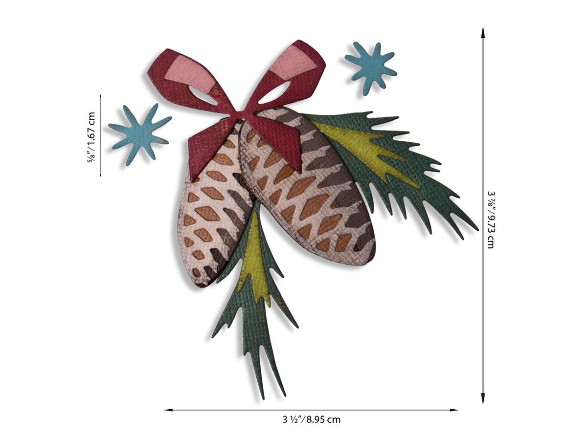 SIZZIX Stanzformen fes. Verzierungen 664733 8er Set (0630454264637)