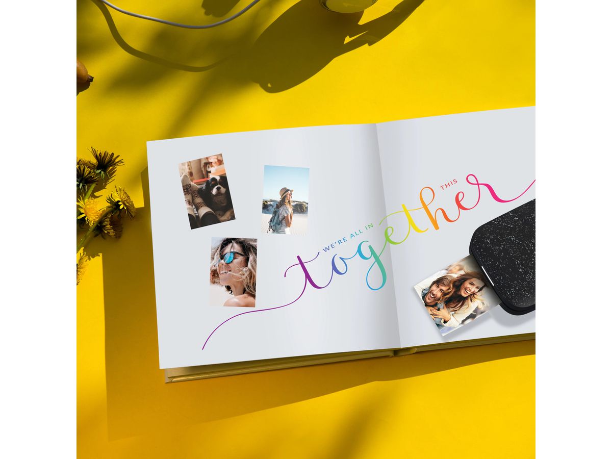 HP ZINK Photo Paper 5x7,6 cm HPIZ2X320 Sticky-Backed 20 fogli (0190781042235)