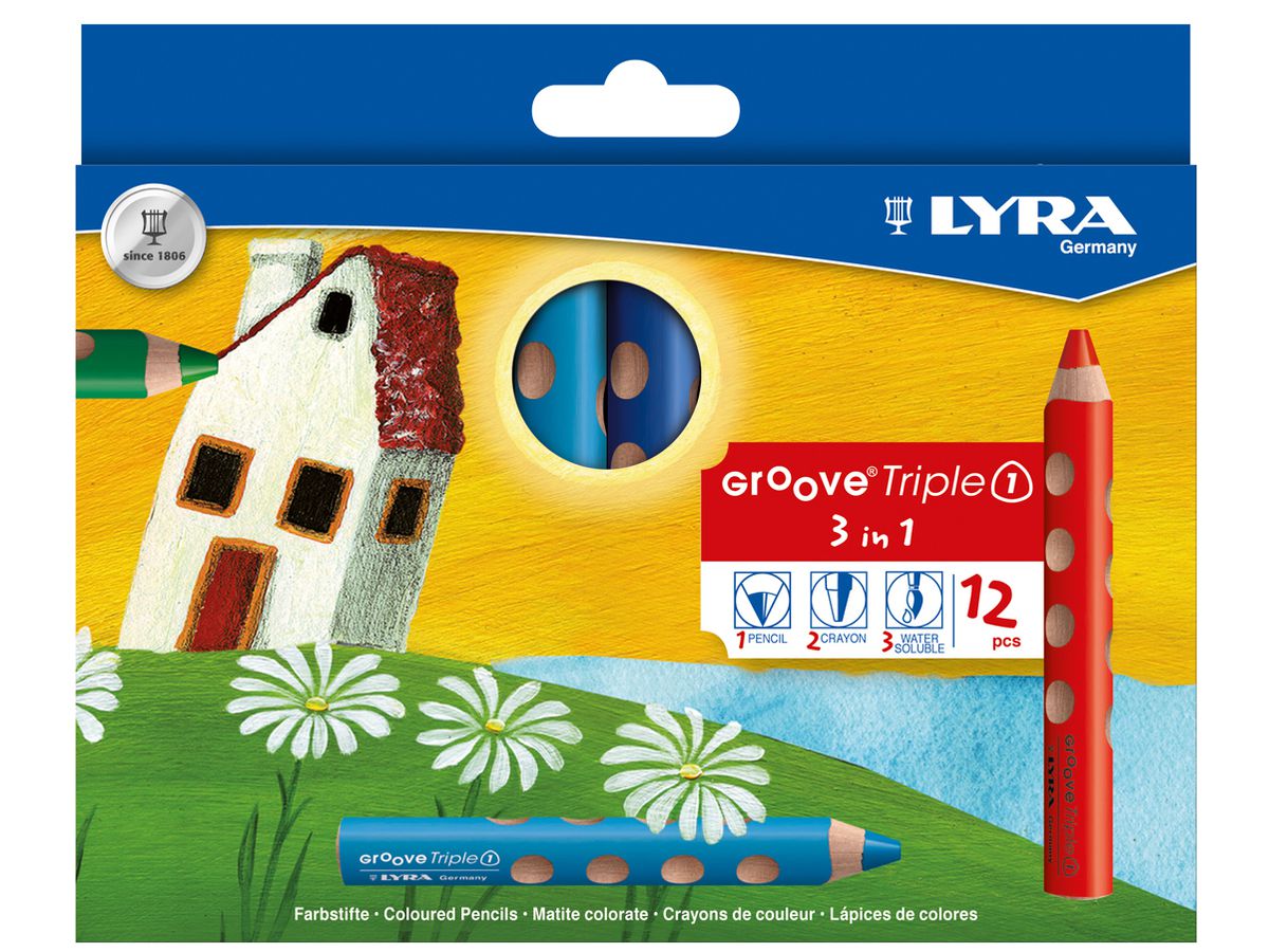 LYRA Matita colorata Groove 3831120 12 colori (4084900308592)