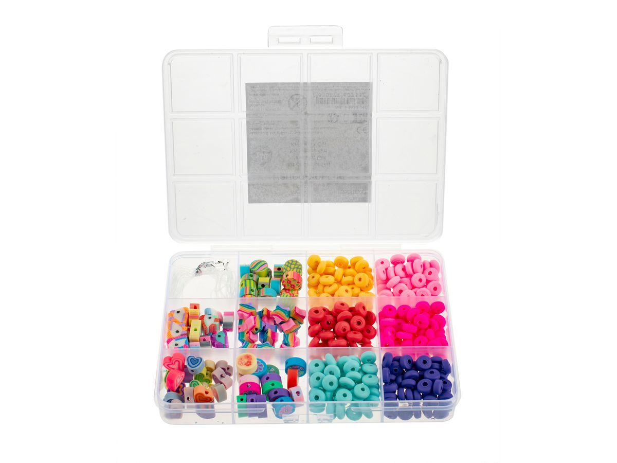 GLOREX Perlen-Set Girl 61630240 assortiert 240 Stück (7610877607382)