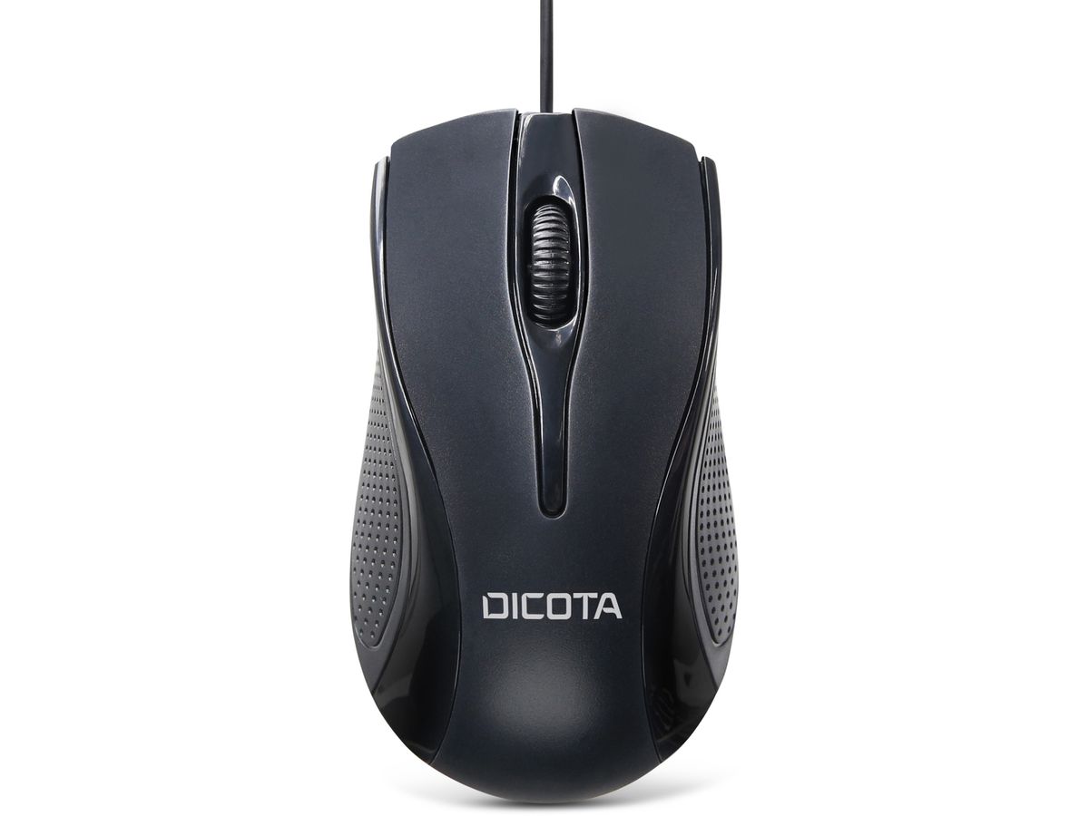 DICOTA Wired Mouse D32011 Black (7640239420786)