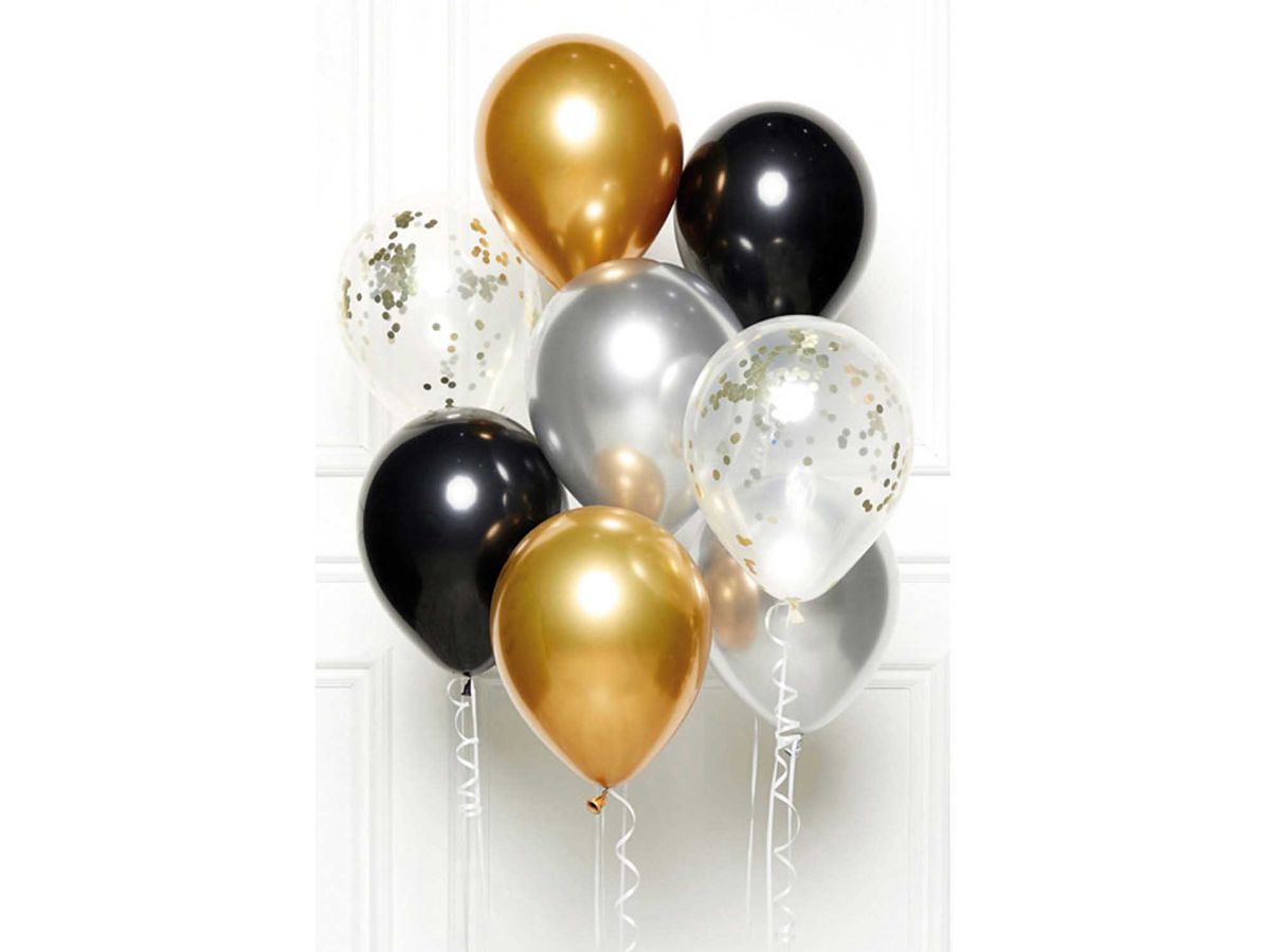 NEUTRAL DIY Balloon Bouquet 9907429 nero, oro (0194099012379)