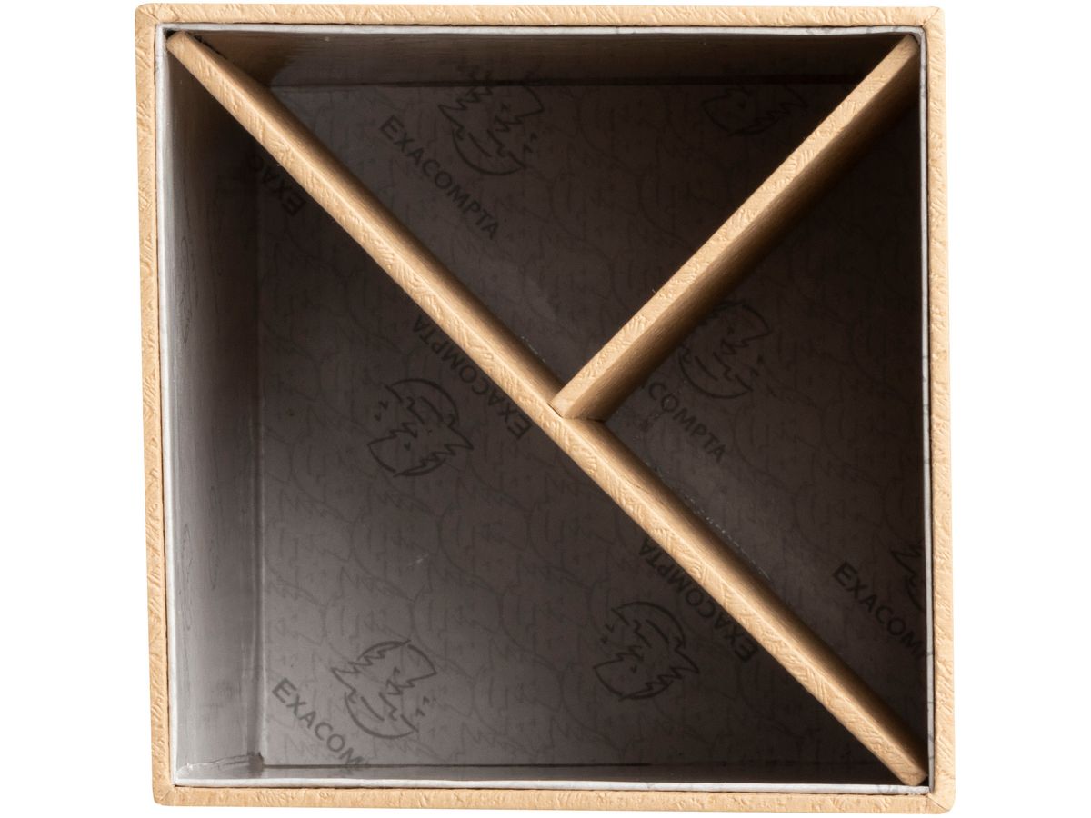 EXACOMPTA Stifteköcher OfficeByMe 67602E 3 Fächer, beige (3130630676027)