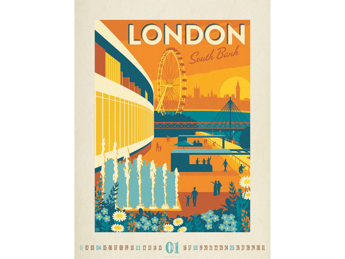 ACKERMANN Bildkalender 2026 2615 Travel Time ML 66x50cm (9783838426150)