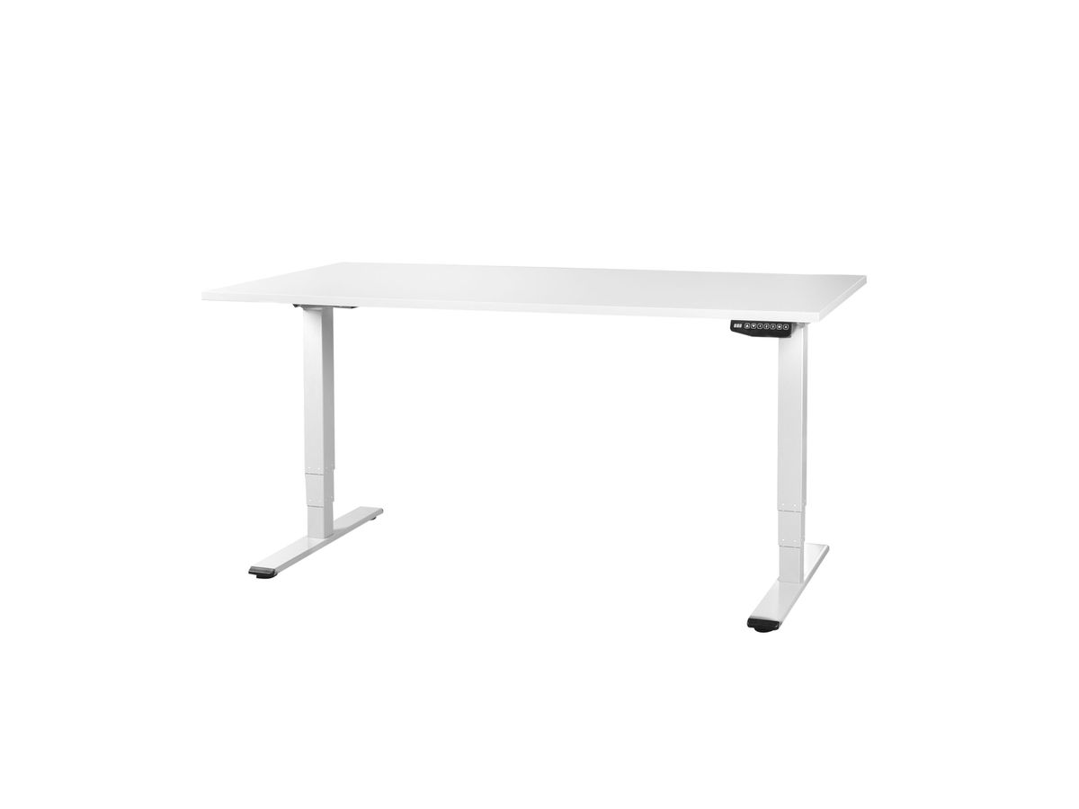CONTINI Bürotisch ET225E 180x80cm 103260 weiss/weiss (9470103260006)