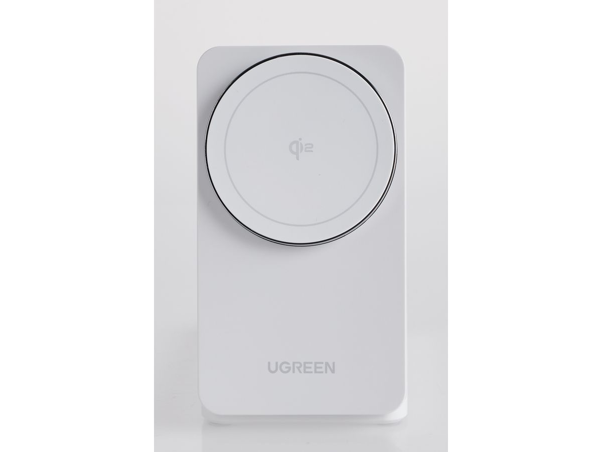 UGREEN Wireless Charger 2in1,20W,Qi2 45057 iPhone,AirPods,White (6941876240579)