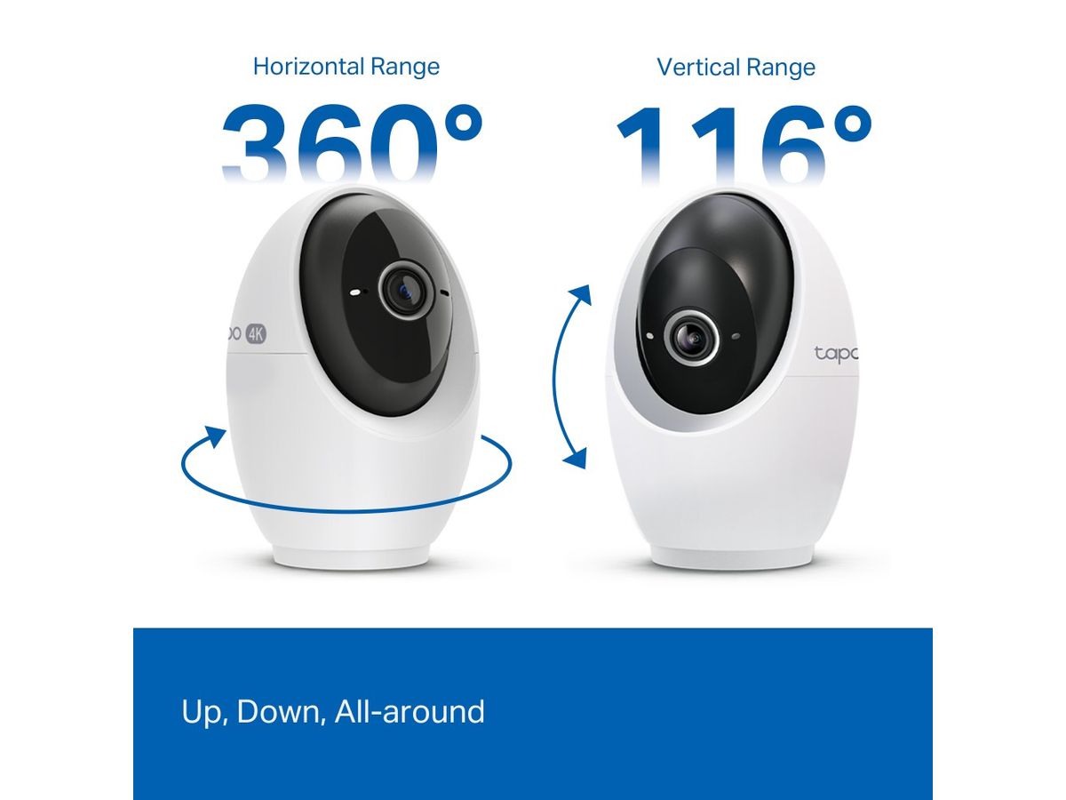 TP-LINK AI Pan/Tilt Security Cam Tapo C260 4K, Smart AI (1210002610780)