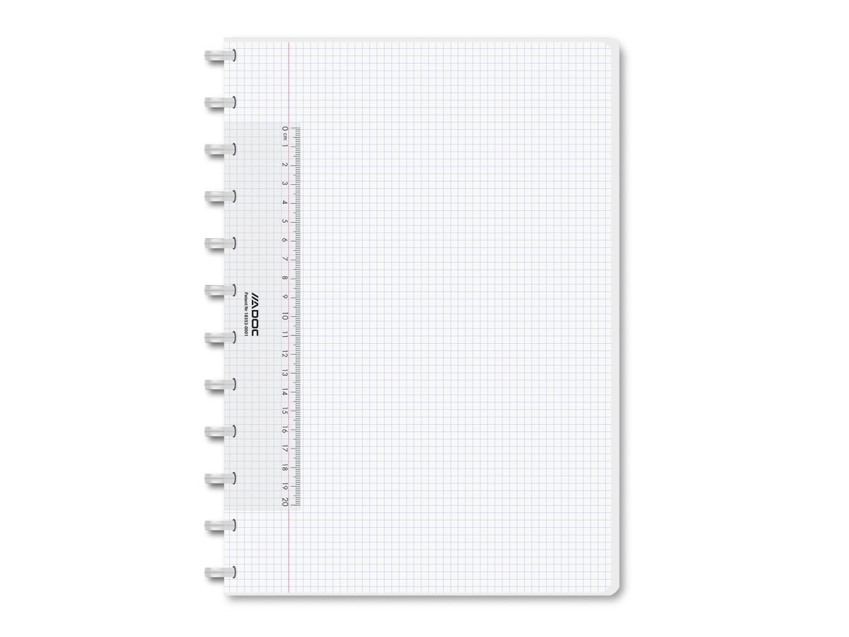 ADOC Quaderno A4 6044.101 quadrettato trasparente (5410733441011)