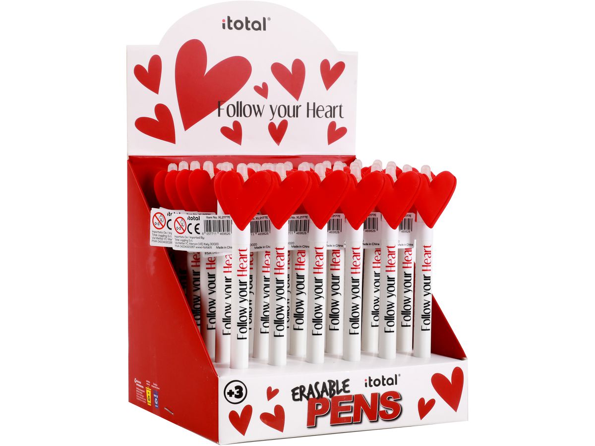 I-TOTAL Penna cuore 0.5mm XL2177E blu, correggibile (8057711469826)