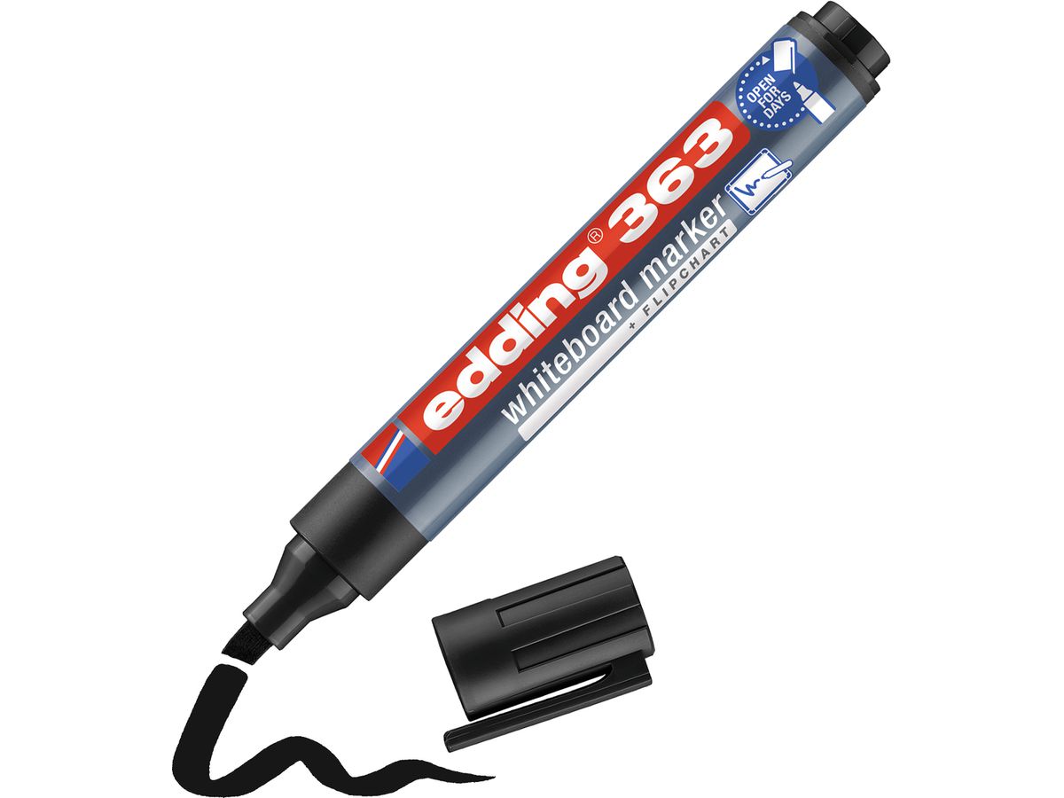 EDDING Whiteboard Marker 363 1-5mm 363-001 schwarz (4004764000128)