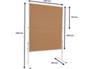 FRANKEN Tableau modération 150x120 cm MT9909 U-Act!Line, jute (4016946222075)