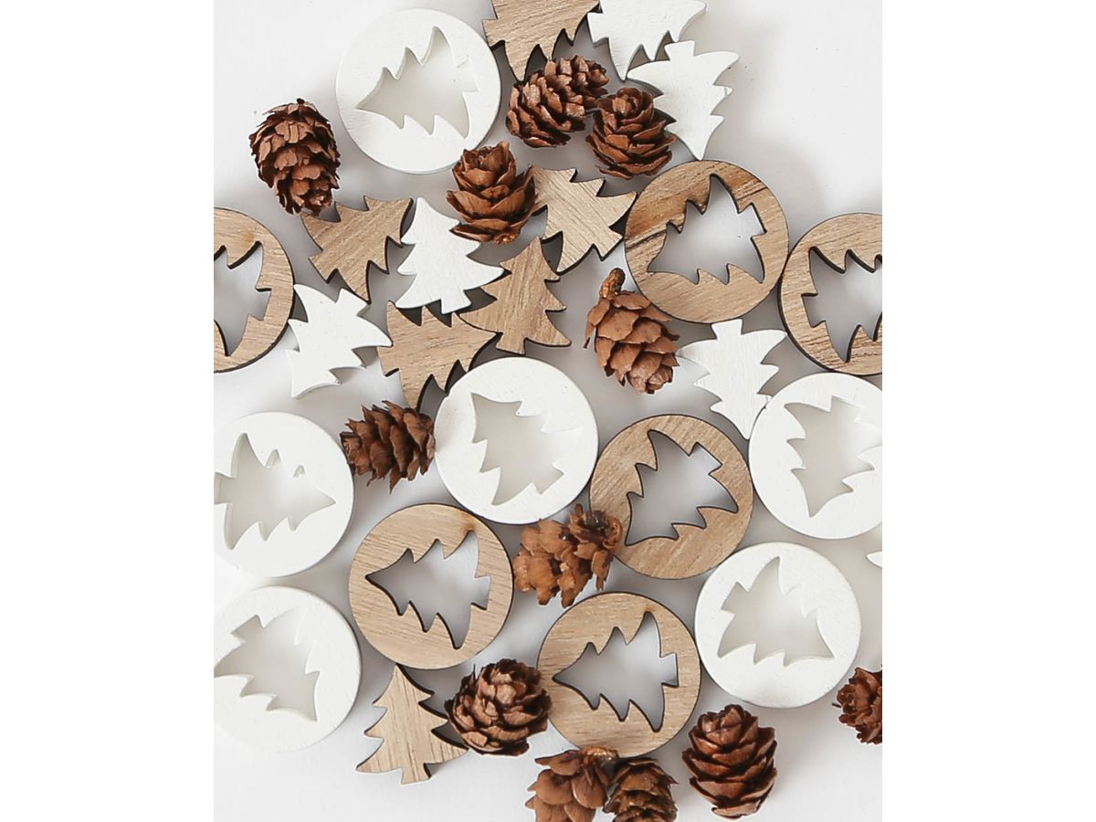 I AM CREATIVE Miscela di abeti da cosparg MAA6104.100 24 pezzi (7611983195862)