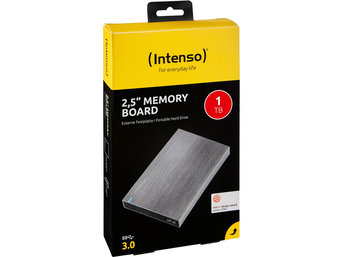 INTENSO HDD Memory Board 1TB 6028660 USB 3.0 2.5 inch antracite (4034303022878)