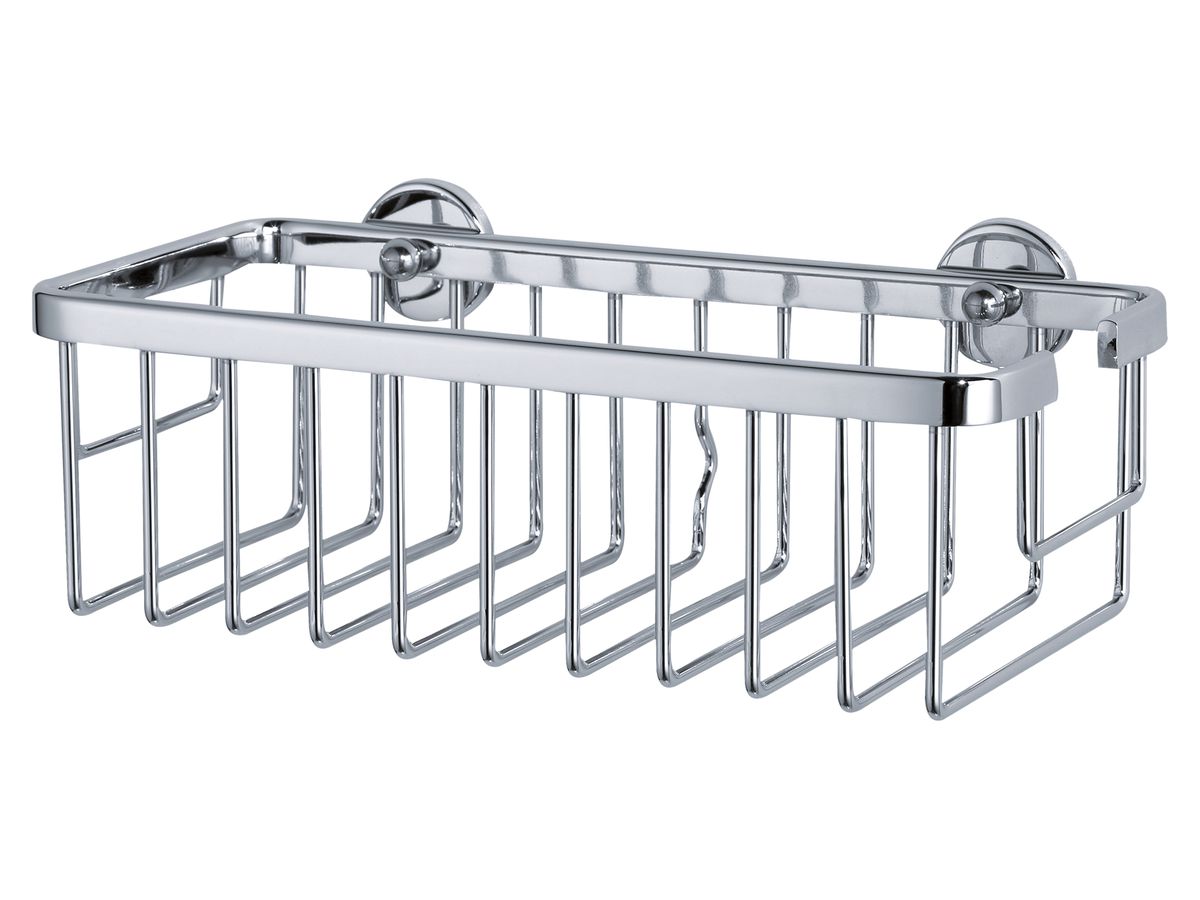 TESA Aluxx Duschkorb 40201-00000 chrome, selbstklebend (4042448447128)