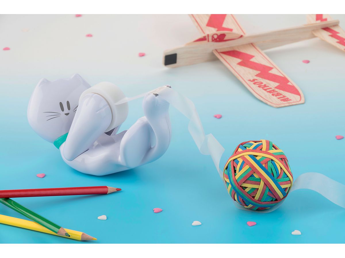 SCOTCH Magic Tape 810 19mmx8.9m C39 Dispenser Katze weiss (4046719869688)