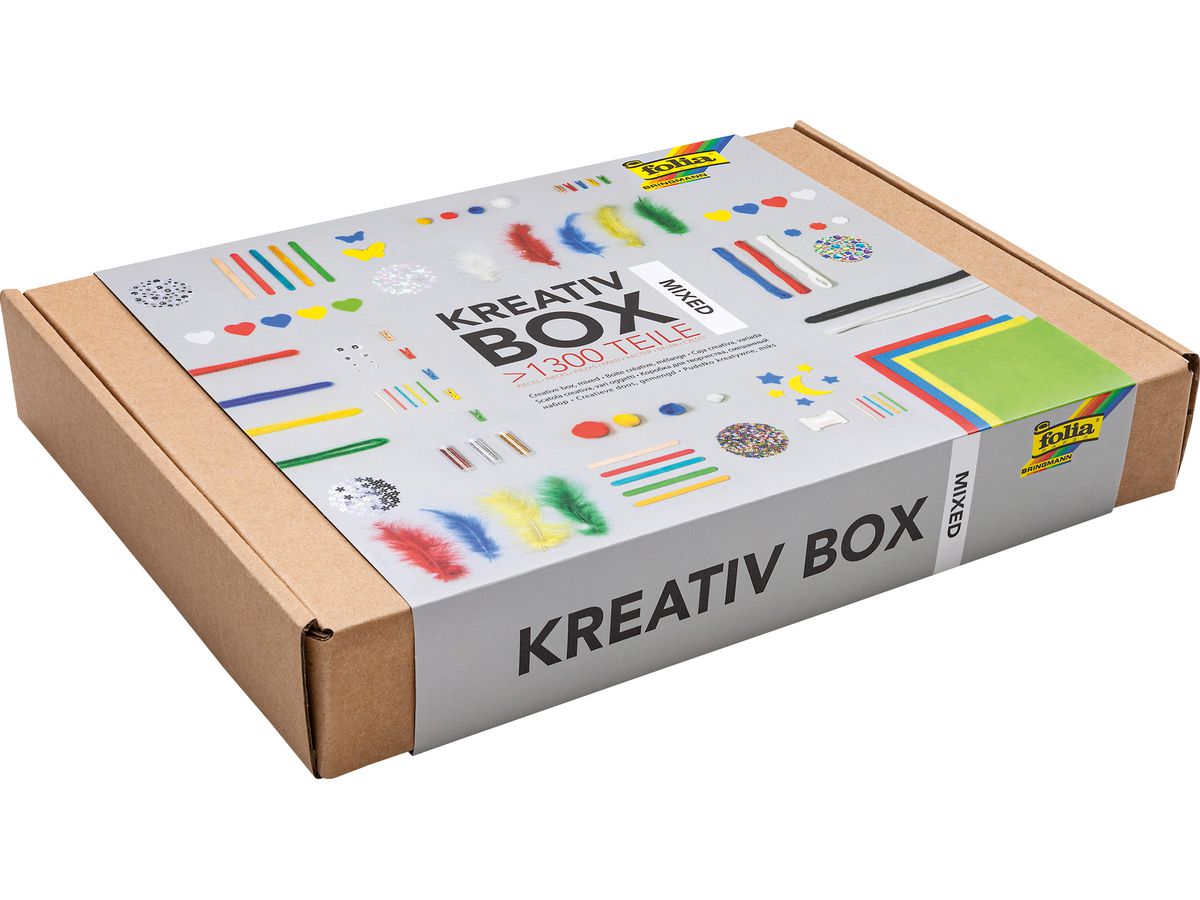 FOLIA Kreativ Box Folia 935 Material Mix, über 1300 Teile (4001868110081)