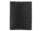 KOLMA Pochette à élast.LineaVerde A4 11.077.06 noir, PP, Sand, recycling (7611967113585)
