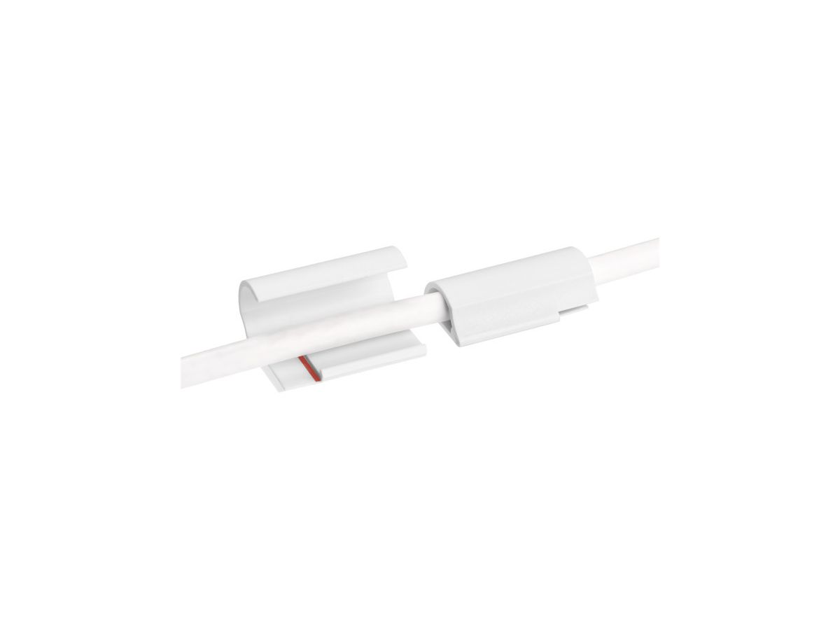 TESA Powerstrips Kabel-Clip 580350001 bis 8mm Kabelstärke 5 Stück (4042448105745)