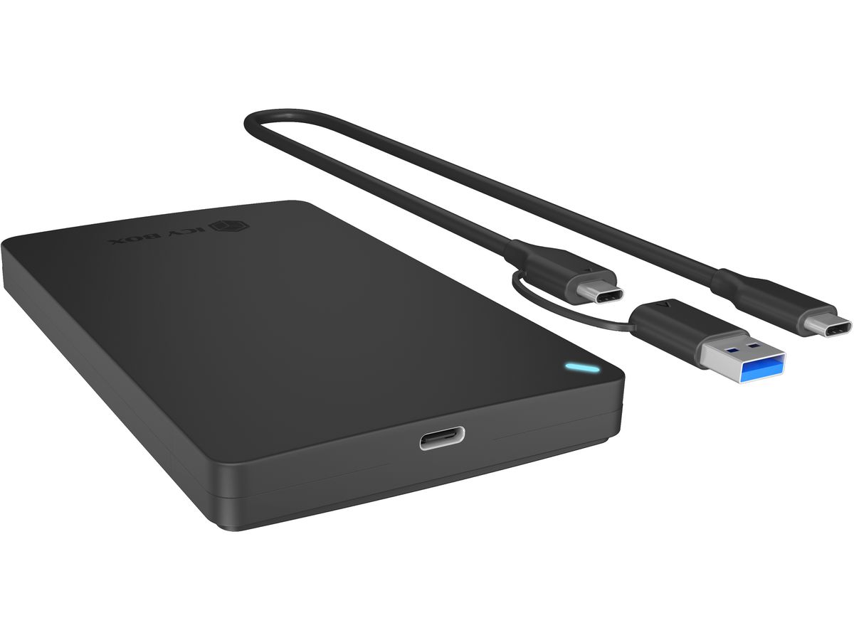 ICY BOX Ext. 2,5 Inch Enclosure IB-201T-CU31 Combo cable USB-C/A (4250078174226)