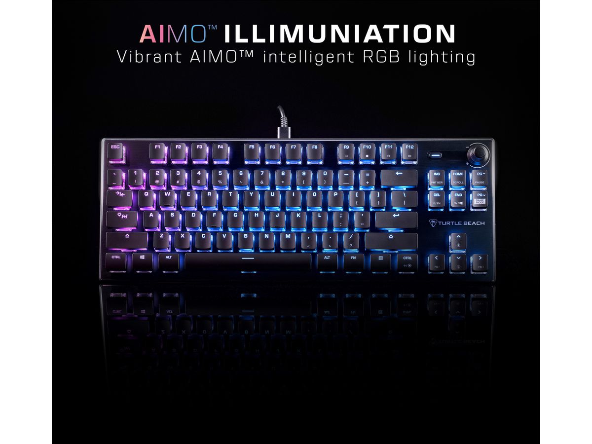 TURTLE BEACH Vulcan TKL RGB Keyboard TBK-2001-02-CH Mech., Linear Switch, CH (0731855220267)