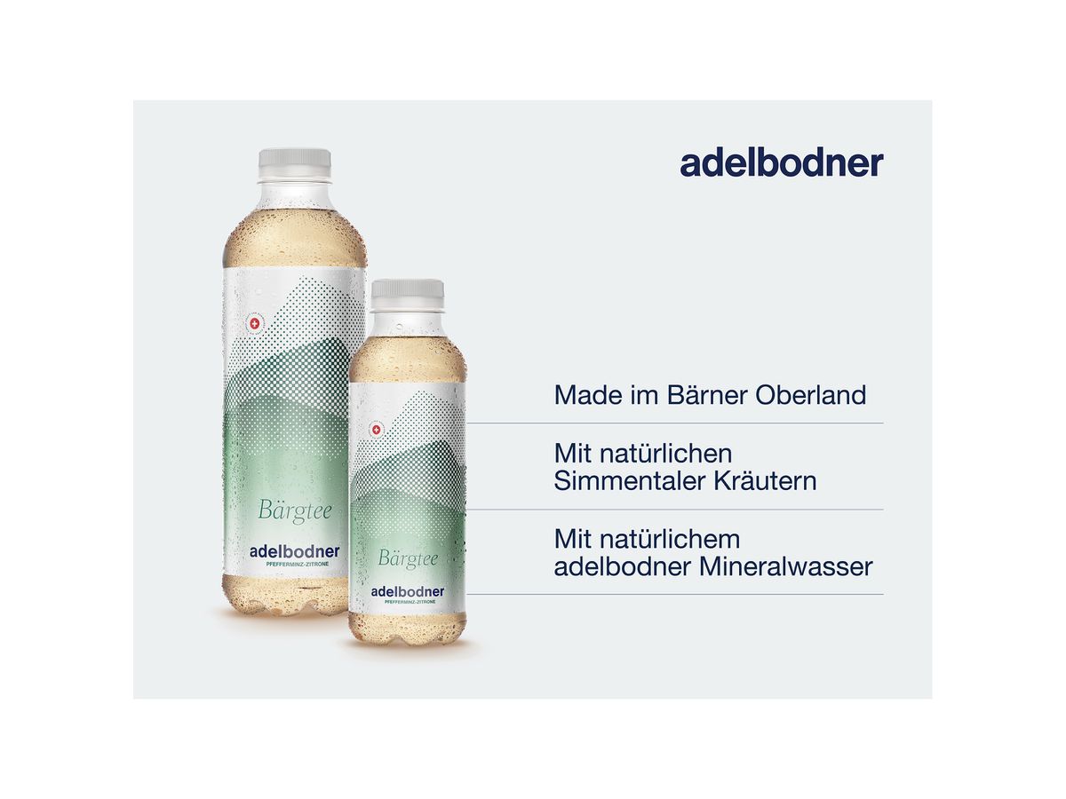 ADELBODNER Bärgtee Minze 162172 50 cl, 6 Stk. (7610338154462)