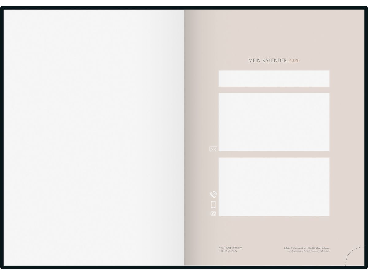 RIDOIDE Design Line 2026 7028507026.26 1J/1P Watercolor AL 14.8x21cm (4003273788749)