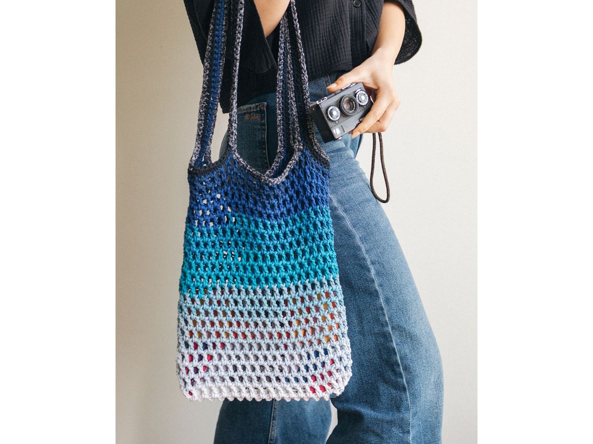 I AM CREATIVE Shopper DIY kit de crochet 1000-1086 bleu (7611983247097)