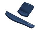 FELLOWES Repose-poignet Plushtouch 9287402 bleu, pour clavier (0043859718948)