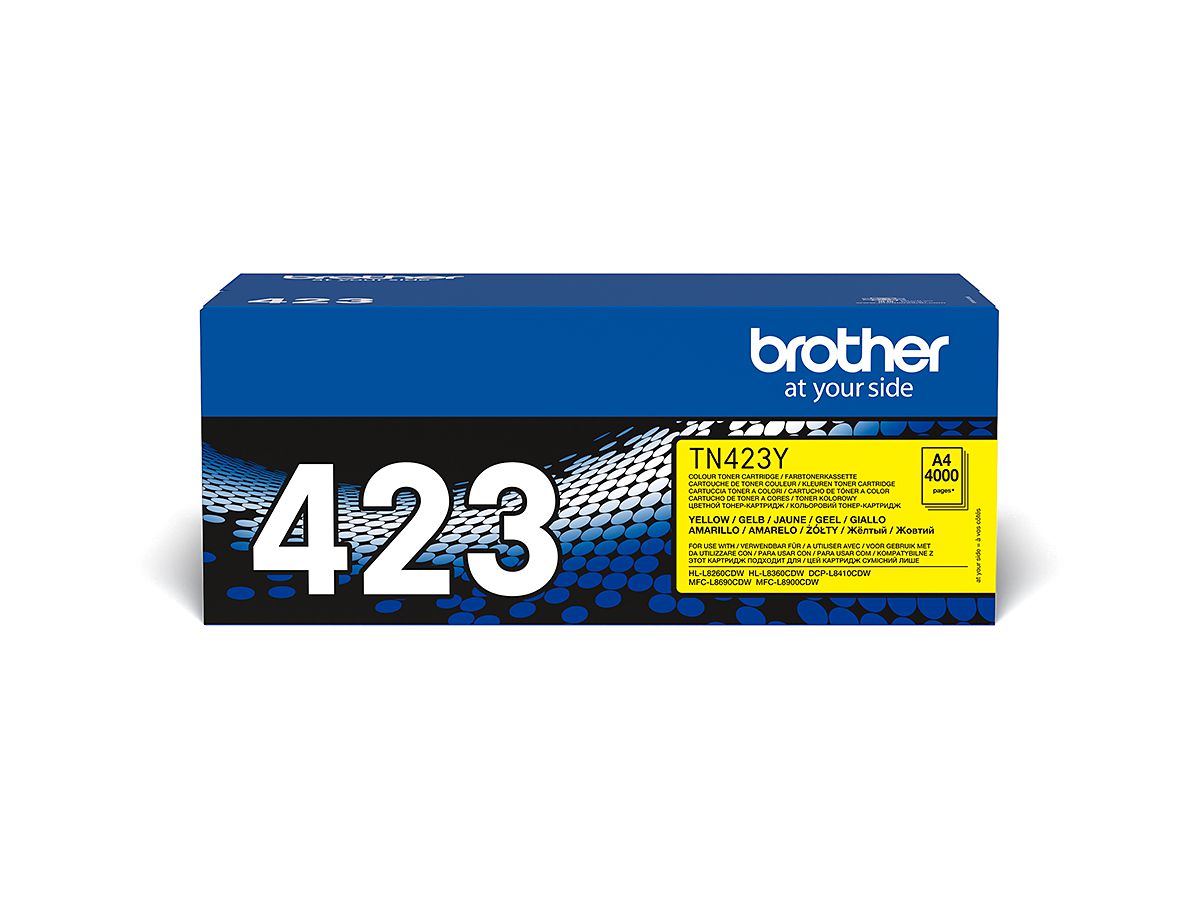 BROTHER Toner HY yellow TN-423Y HL-L8260CDW 4000 Seiten (4977766771719)