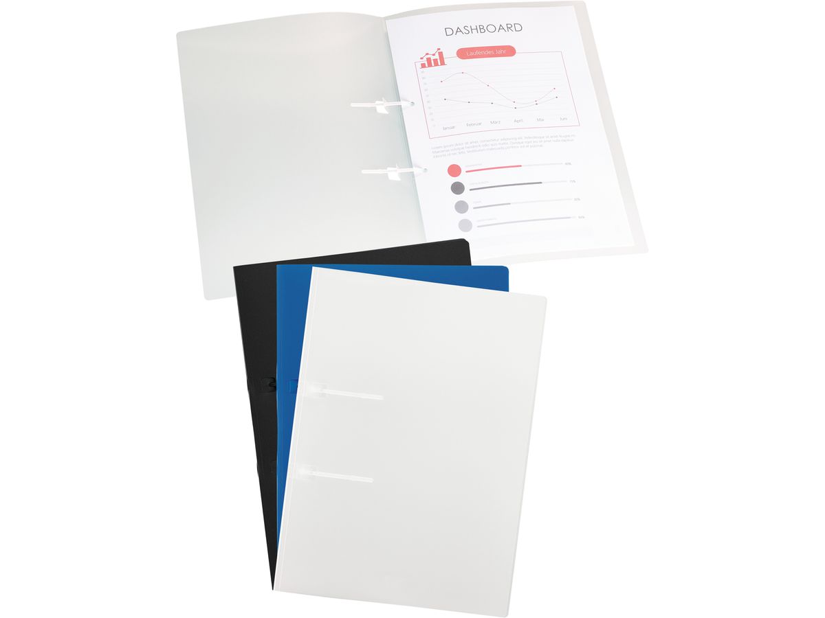 KOLMA Schnellhefter New Century A4 11.202.00 transparent, bis 80 Blatt (7611967111444)