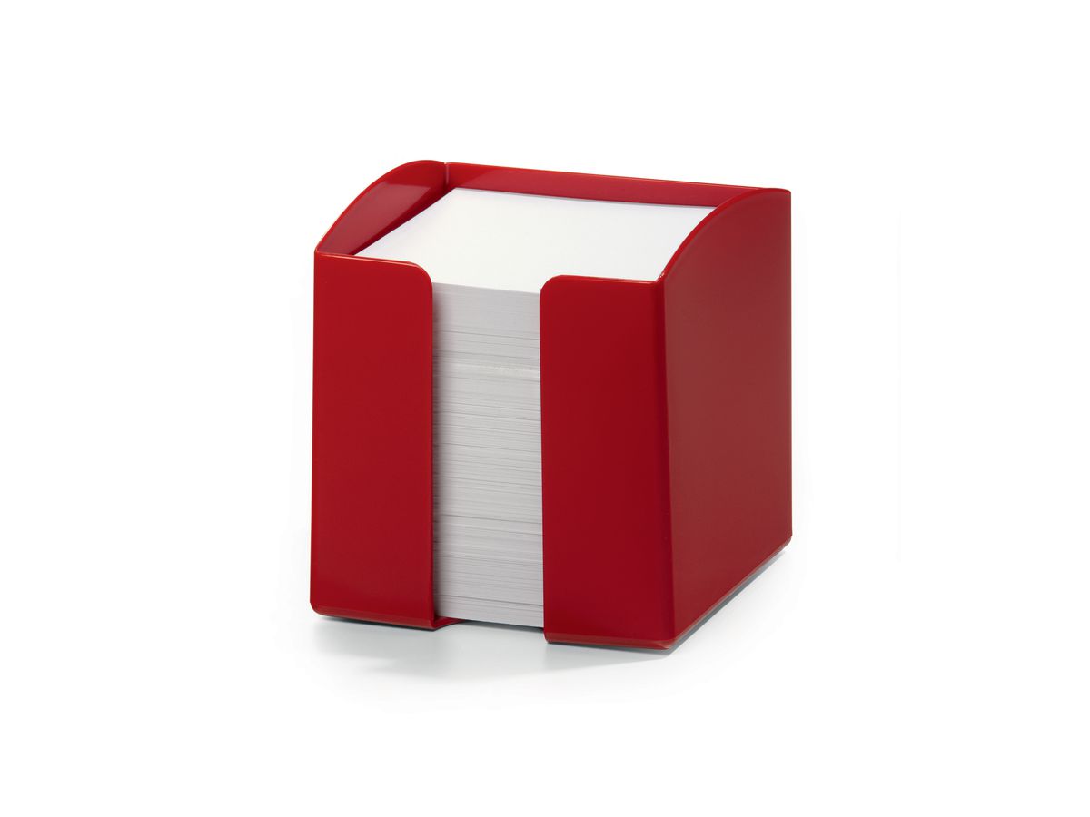 DURABLE Zettelbox Trend 10x10cm 1701682080 rot (4005546106168)