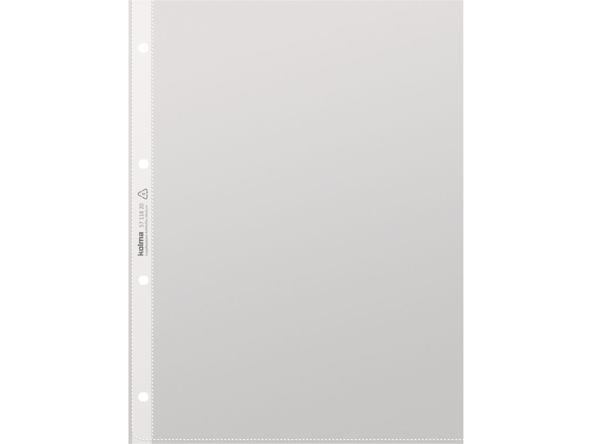 KOLMA Zeigetaschen Copy res. A4 57.118.20 transp., antireflex 100 Stück (7611967570104)