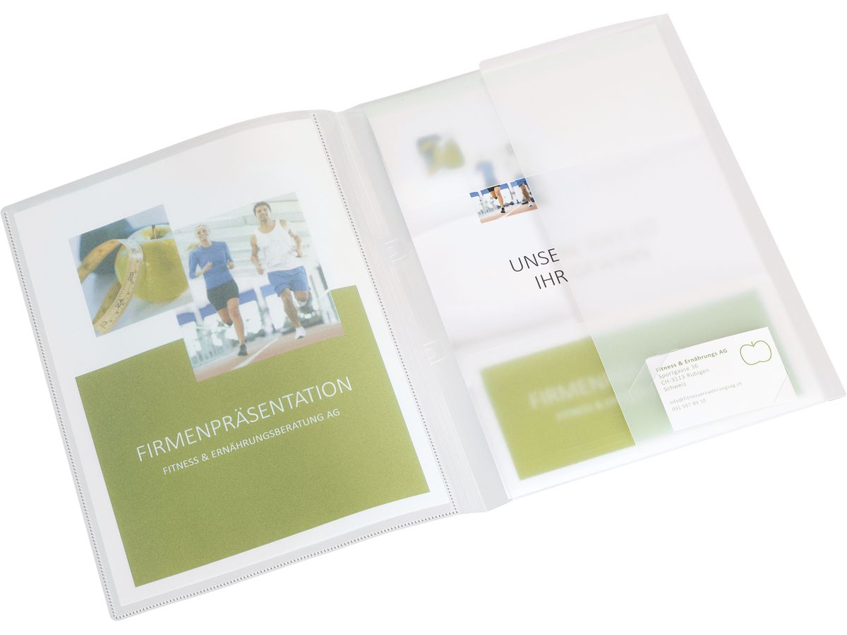 KOLMA Dossier de présent. Vario A4 10.014.00 transparent (7611967100363)