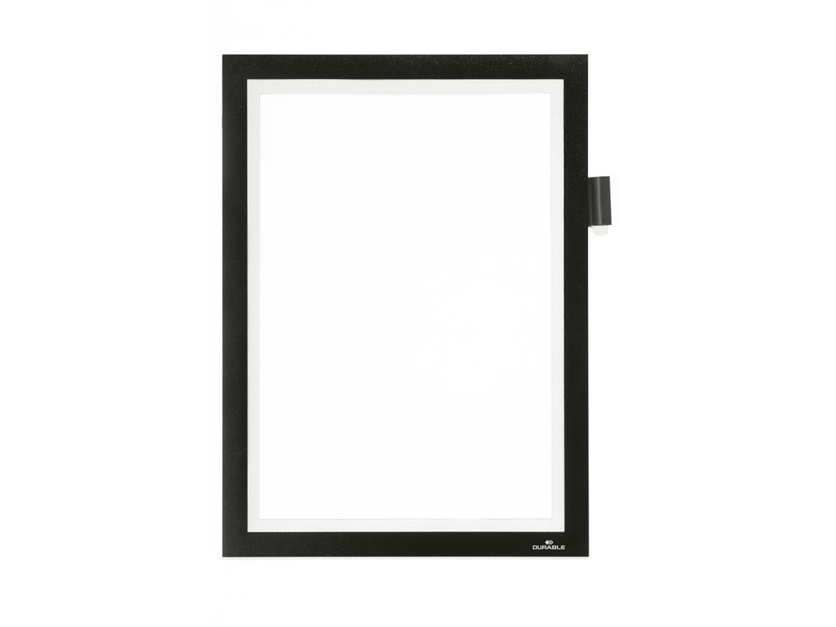 DURABLE Magnetic Note DURAFRAME A4 498901 schwarz (4005546989679)