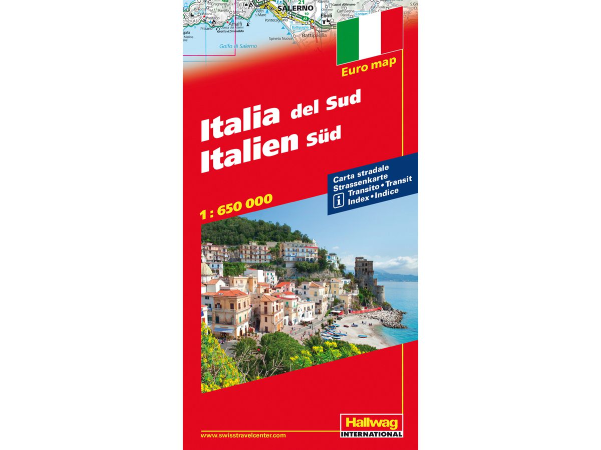 HALLWAG Carte routière 382831051 Italien Süd 1:650'000 (9783828310513)