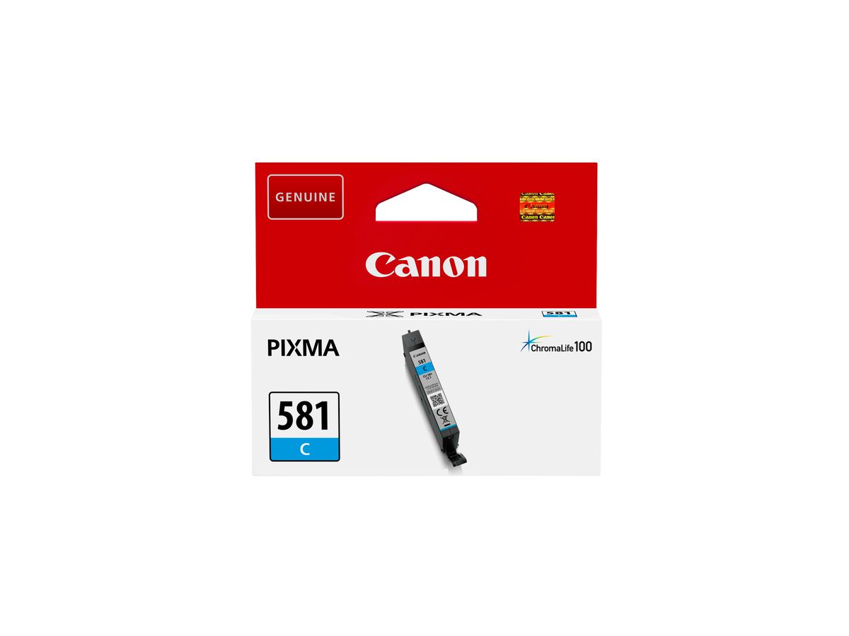 CANON Cart. d'inchiostro cyan CLI-581C Pixma TS6150/TS8150 5.6ml (4549292087086)