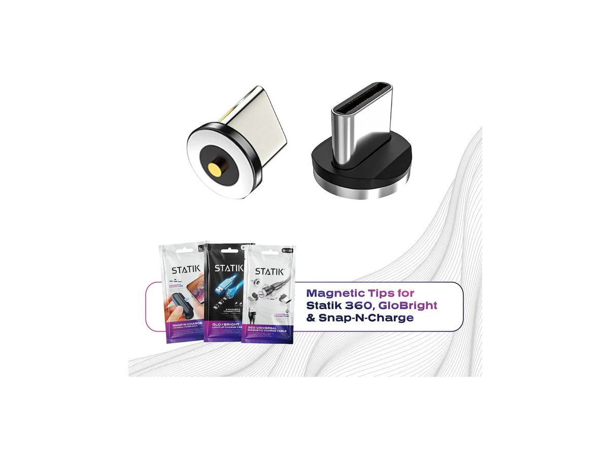 STATIK Mag.Tip for Mag.Chargecables PUP-0400 3x USB-C (0810024053896)