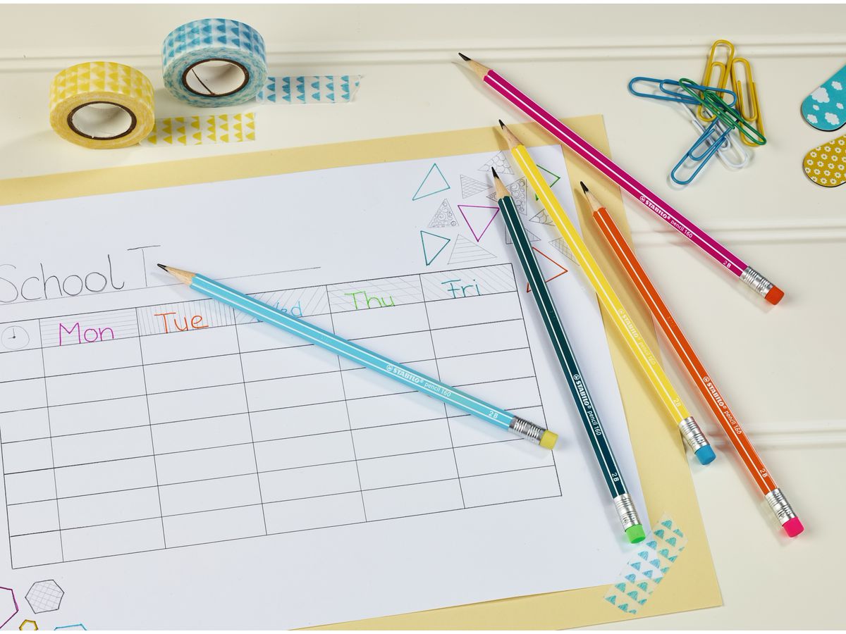 STABILO Bleistift 160 HB B-50500-10 ass. 3 pezzi (4006381505000)