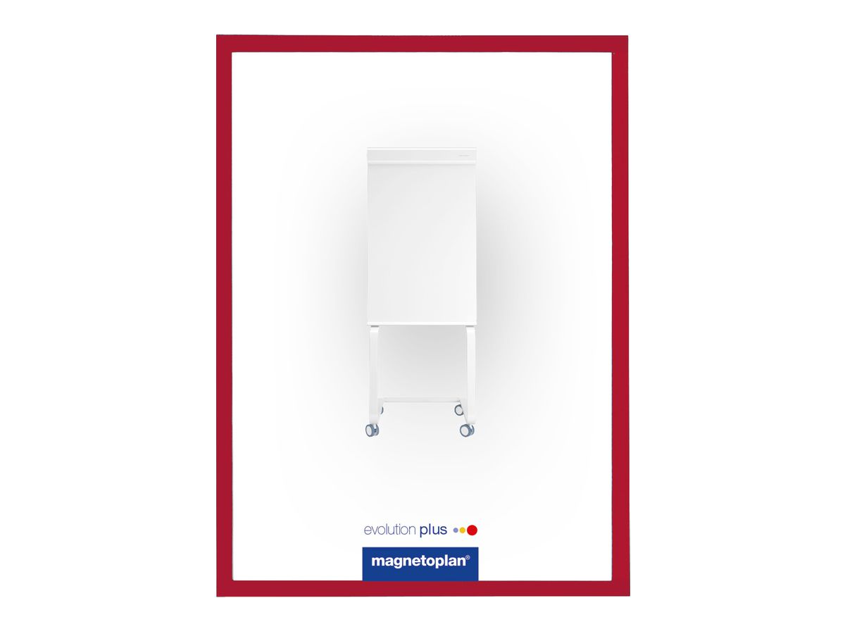 MAGNETOPLAN Magnetrahmen magnetofix A4 1130306 rot 5 Stk. (4013695013671)