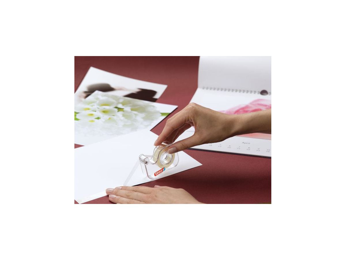 TESA Foto-Film doppelseitig 566610000 Ersatzrolle 12mmx7,5m (4042448030733)