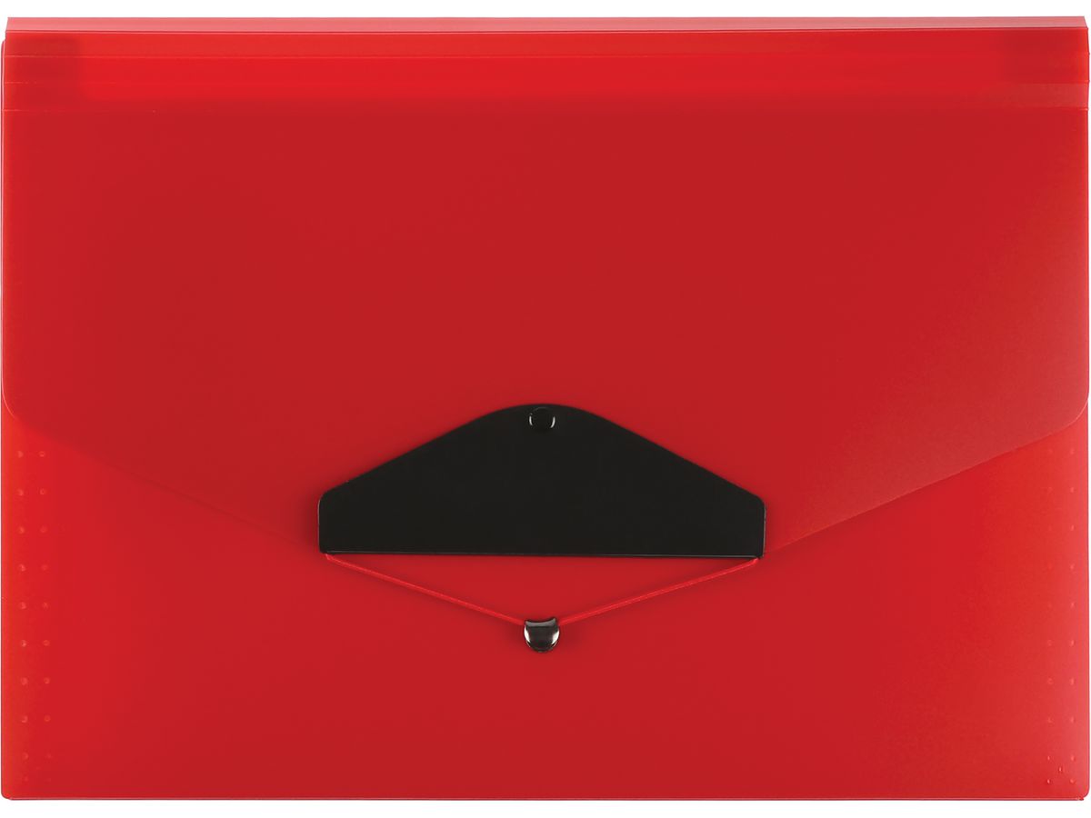BÜROLINE Dossier à compartiments A4 663290 rouge 12 compart. (7612532020512)