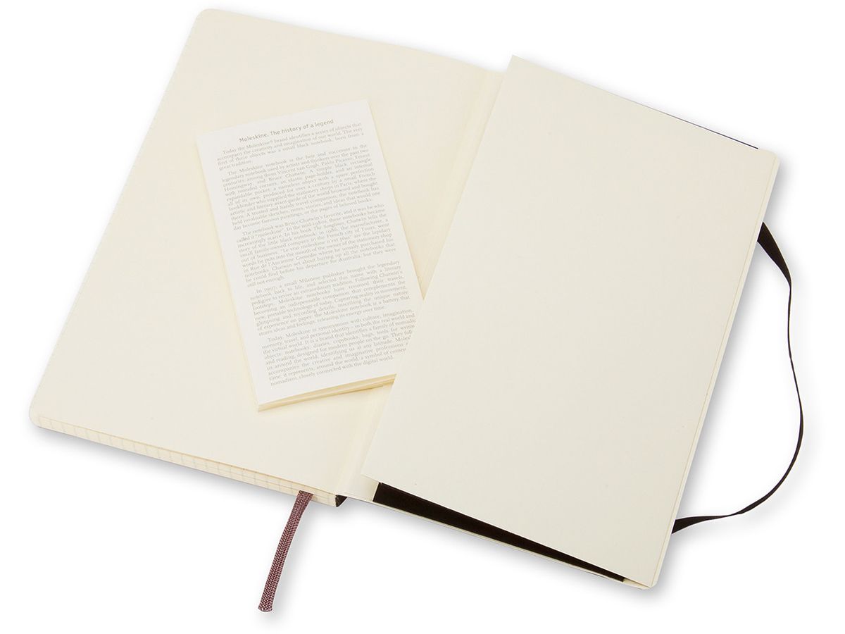 MOLESKINE Carnet Soft A6 712-4 quadrillé noir (9788883707124)