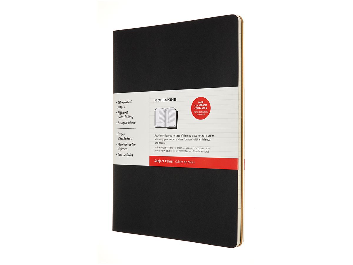 MOLESKINE Quaderno cartone A4 602534 rigato,nero/marr.160p. 2 pz. (8053853602534)