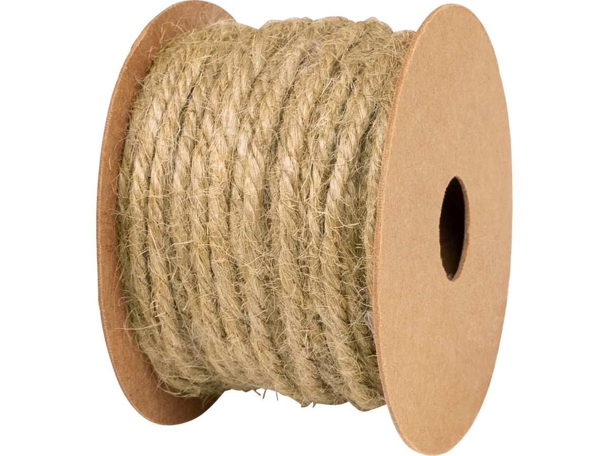 STEWO Geschenkband Jute 2583419156 braun hell 3mm (7630050873533)
