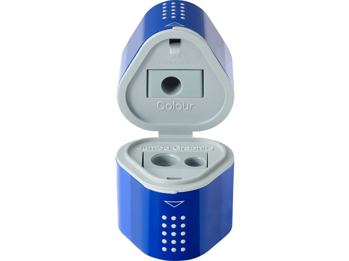 FABER-CASTELL Taille-crayon Grip 2001 183801 bleu/muron 10 pcs. (4005401063865)