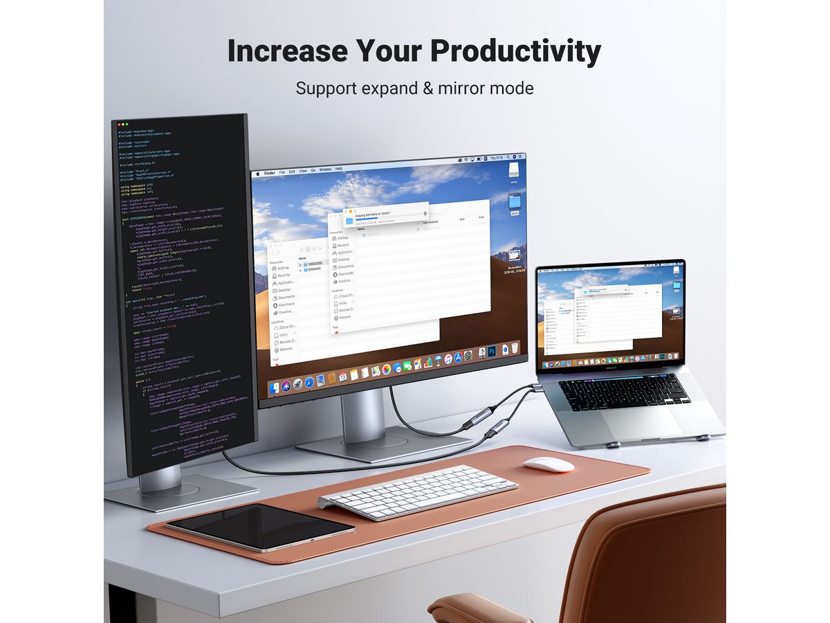 UGREEN USB-C To HDMI Female Adapter 70444 (6957303874446)
