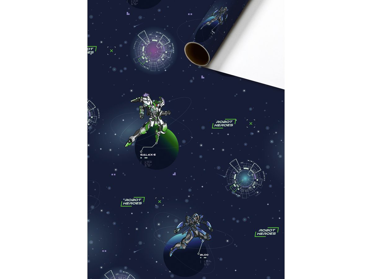 STEWO Papier cadeau 70x200cm 2528162799 Kids Power (7630050884393)