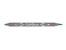 ONLINE Callibrush Pen Double Tip 2mm 19058/6 Dark Green (4014421190581)