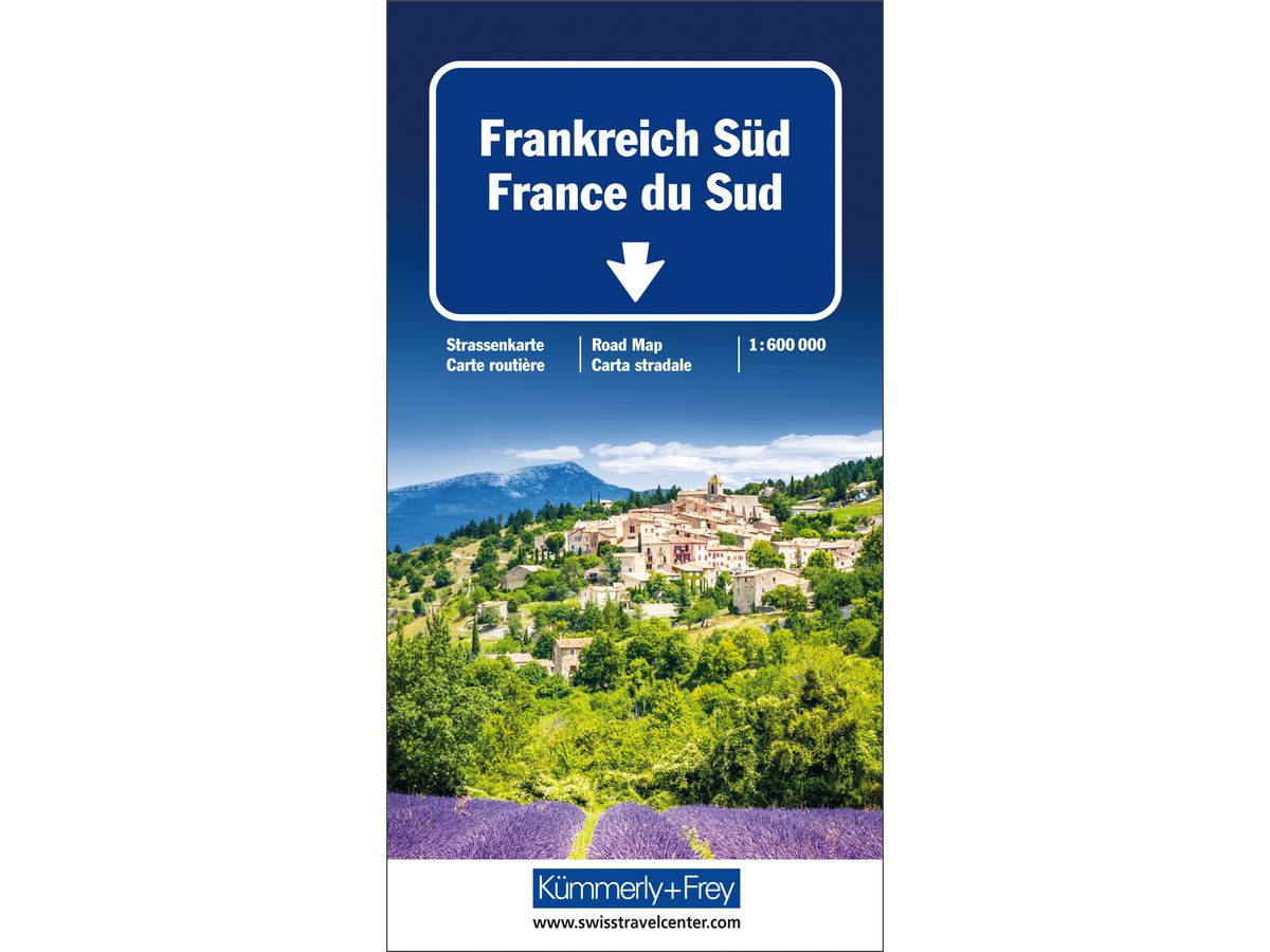 KÜMMERLY+FREY Carta stradale 3-259-01828- Francia Sud 1:600'000 (9783259018286)